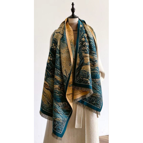 Esarfa cu 2 fete, 65 x 185 cm - model M