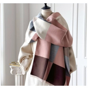 Esarfa cu 2 fete, 65 x 185 cm - model E