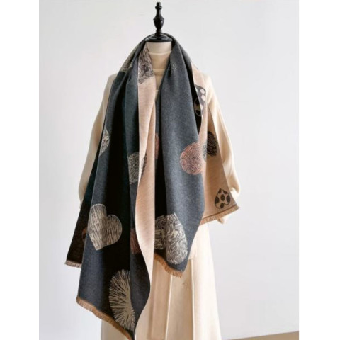 Esarfa cu 2 fete, 65 x 185 cm - model G