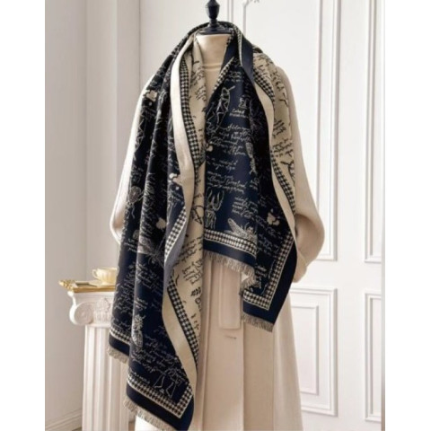 Esarfa cu 2 fete, 65 x 185 cm - model I