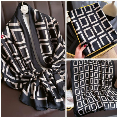 Esarfa satin 180 x 80 cm - model 3