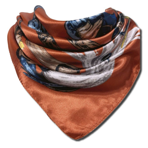 Esarfa satin silk  - model 16