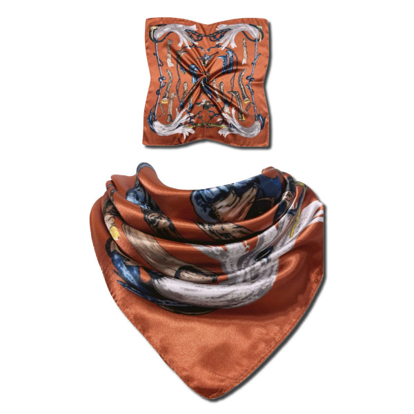 Esarfa satin silk  - model 16