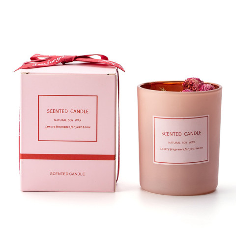 Lumanare parfumata roz -Scented candle - Coco Chanel