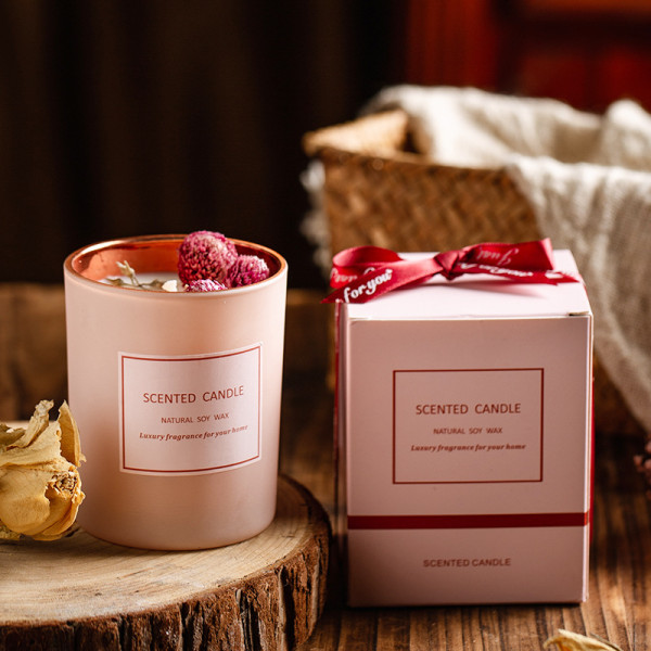 Lumanare parfumata roz -Scented candle - Coco Chanel