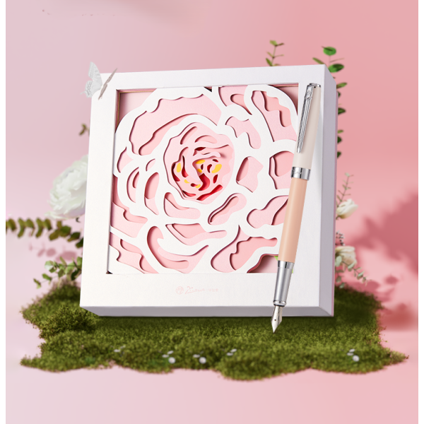 Set Picasso T26 - Spring - Stilou 717 bicolor, calimara cerneala, semn carte metalic