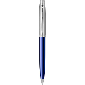 Pix Sheaffer 100 - Translucent Blue & Brushed Chrome NT