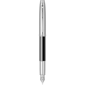 Stilou Sheaffer 100 Glossy Black & Brushed Chrome NT