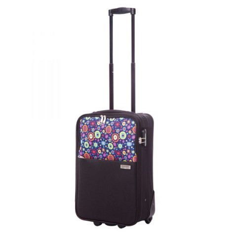 Troler Ella Icon Neo, Negru/Print, 54 cm 1179