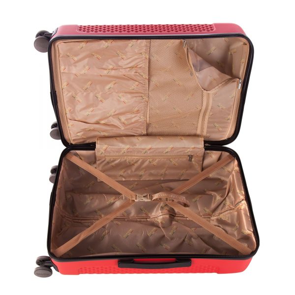 Troler Optic Roșu 71x46x27 cm Ella Icon