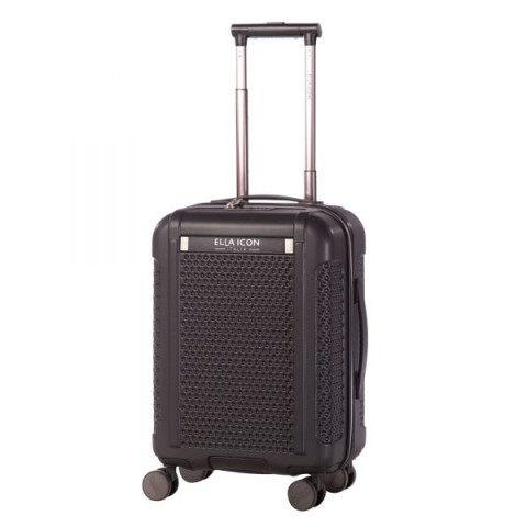 Troler optic negru 55x38x23 cm Ella Icon