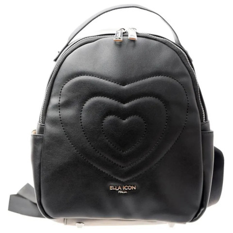 Rucsac De Dama Heart Negru 1492 Ella Icon