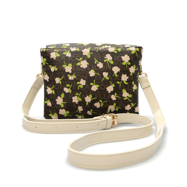 Geanta de umar Ella Icon de dama Rose Maro Inchis 23x2.5x16 Cm 2188