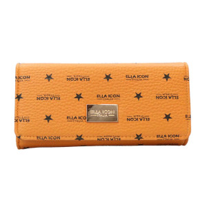 Portofel Ella Icon de dama Star Beige 20.5x10.5x2 Cm 2192
