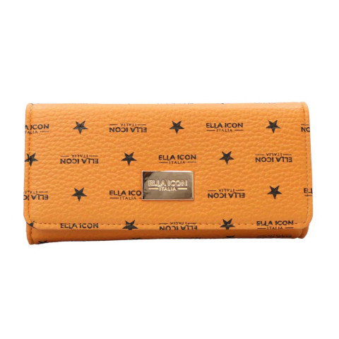 Portofel Ella Icon de dama Star Beige 20.5x10.5x2 Cm 2192