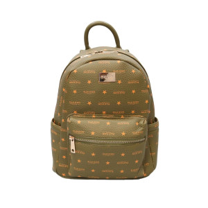 Rucsac Ella Icon de dama, Star, Verde Bronze, 33x27x14 Cm 2193