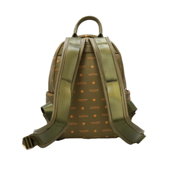 Rucsac Ella Icon de dama, Star, Verde Bronze, 33x27x14 Cm 2193