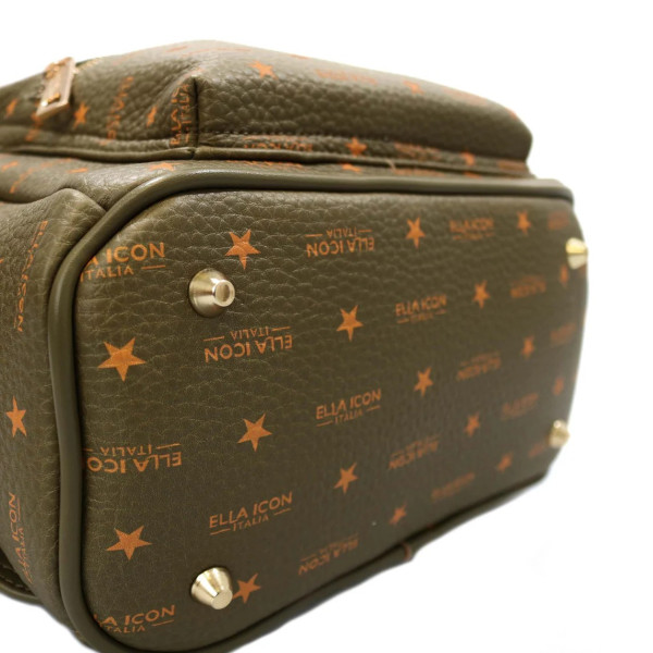 Rucsac Ella Icon de dama, Star, Verde Bronze, 33x27x14 Cm 2193