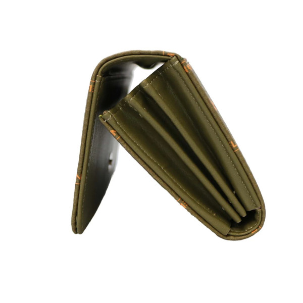 Portofel Ella Icon de dama, Star, Verde Bronze, 20.5x10.5x2 Cm 2194