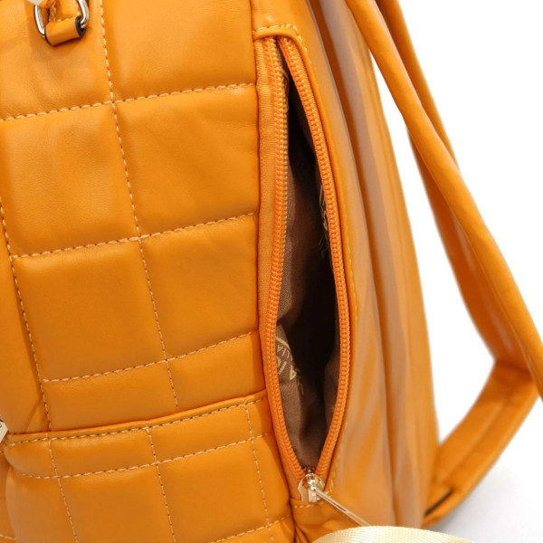 Rucsac Ella Icon de dama, Luxury, Galben, 26.5x14x31.5 cm 2195