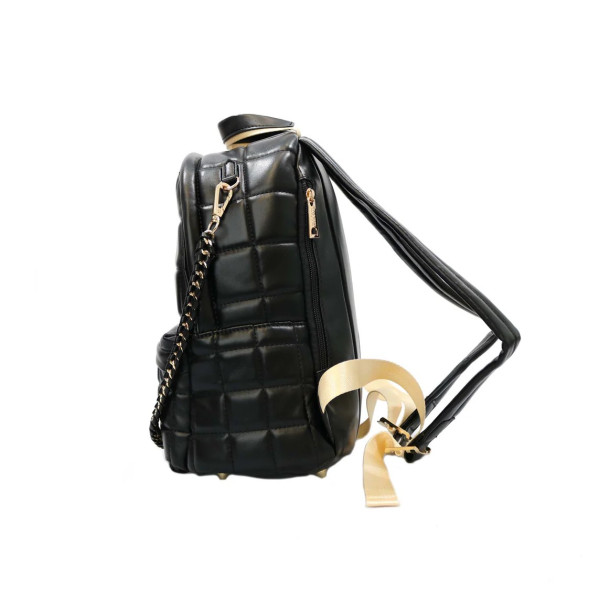 Rucsac Ella Icon de dama, Luxury, Negru, 26.5x14x31.5 cm 2198
