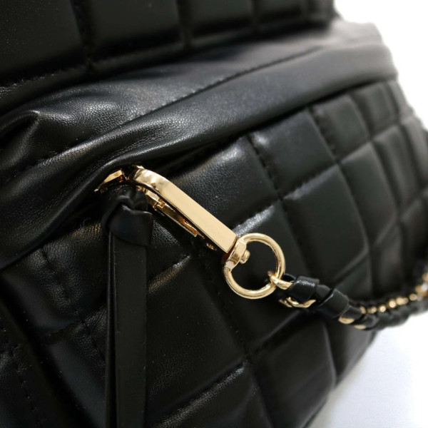Rucsac Ella Icon de dama, Luxury, Negru, 26.5x14x31.5 cm 2198