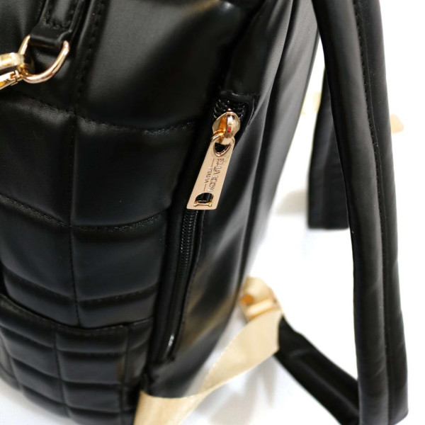 Rucsac Ella Icon de dama, Luxury, Negru, 26.5x14x31.5 cm 2198