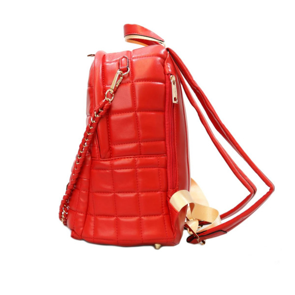 Rucsac Ella Icon de dama, Luxury, Rosu, 26.5x14x31.5 cm 2201