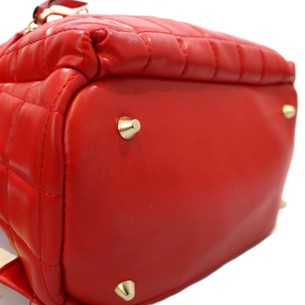 Rucsac Ella Icon de dama, Luxury, Rosu, 26.5x14x31.5 cm 2201