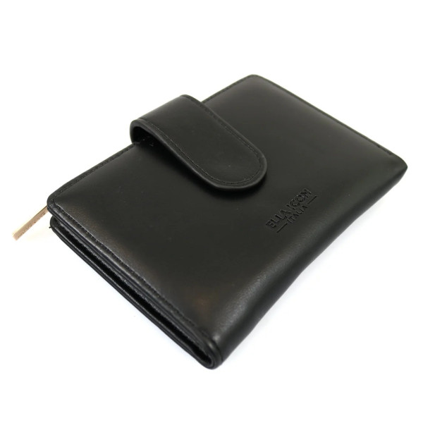 Portofel de dama Click, Ella Icon, Negru, 14x10cm 2255
