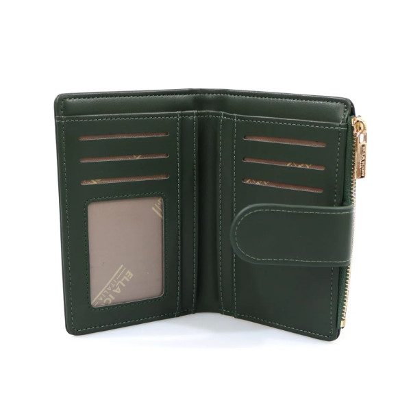 Portofel de dama Click, Ella Icon, Verde inchis, 14x10cm 2257