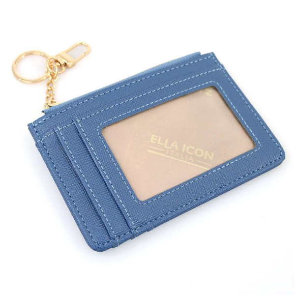 Etui pentru carduri Sim, Ella Icon, Albastru, 12x9cm 2259