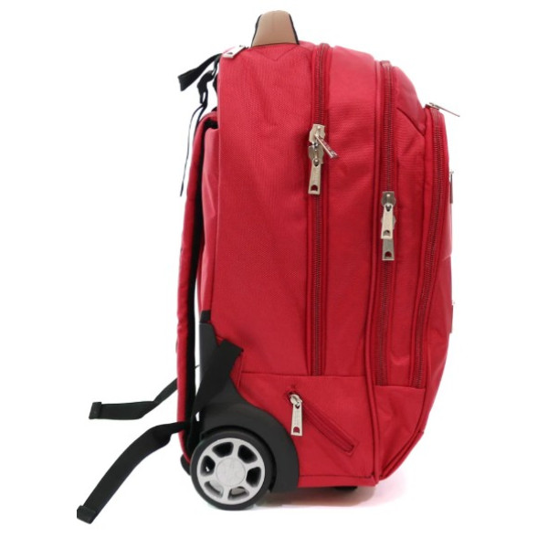 Rucsac Tip Troler Atena Rosu 46x34x18 cm Ella Icon