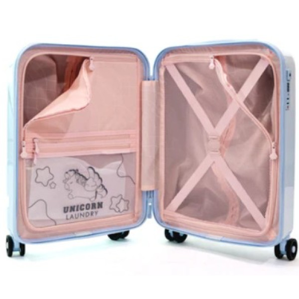 Troler Unicorn Bleu Ciel 55X24X40 Cm 2487 Ella Icon