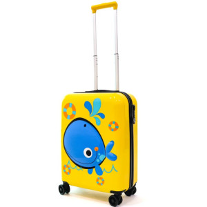 Troler Blue Whale Galben 55X24X40 Cm 2488 Ella Icon