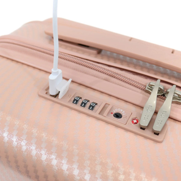 Troler Shine Roz 56X38X24 cm - Ella Icon