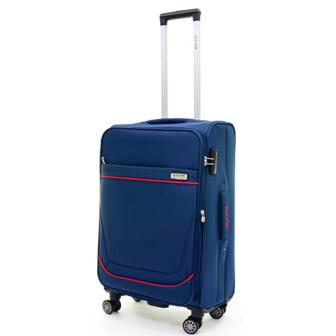 Troler Petra Textil Bleumarin 69x41x28 cm - Ella Icon