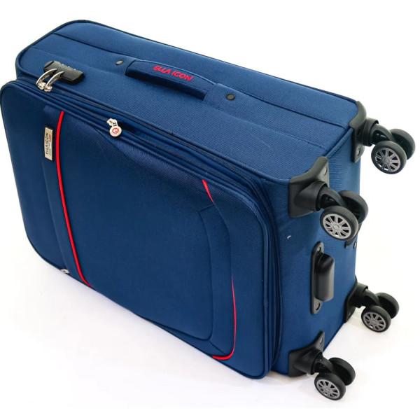 Troler Petra Textil Bleumarin 69x41x28 cm - Ella Icon