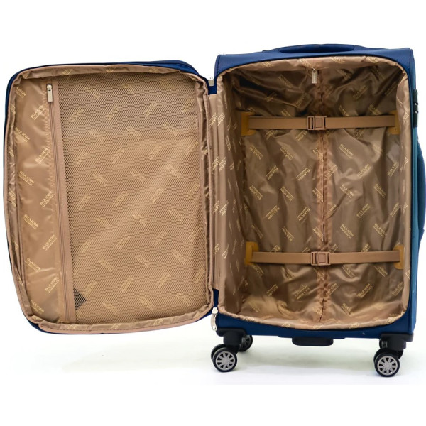 Troler Petra Textil Bleumarin 69x41x28 cm - Ella Icon