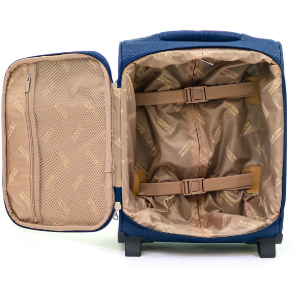 Troler Petra Textil Bleumarin 40x30x20 cm - Ella Icon