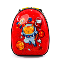 Ghiozdan pentru copii Space Cat Rosu 32X26X12 Cm Ella Icon