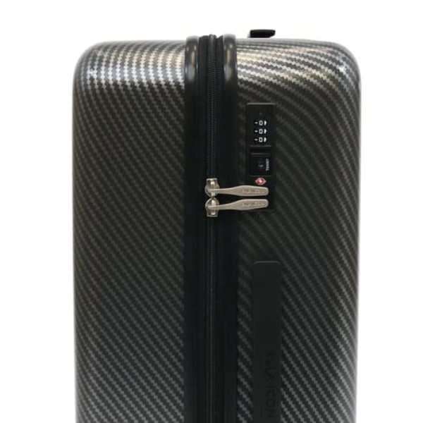 Troler Ella Icon Shine Negru 68x46x26cm