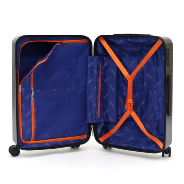 Troler Ella Icon Shine Negru 68x46x26cm