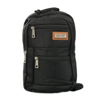 Geanta de umar crossbody, Atena, Negru, 38x22x8 cm
