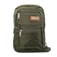 Geanta de umar crossbody, Atena, Verde, 38x22x8 cm