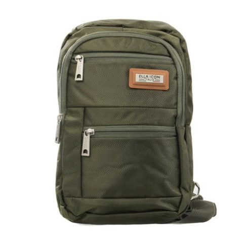 Geanta de umar crossbody, Atena, Verde, 38x22x8 cm
