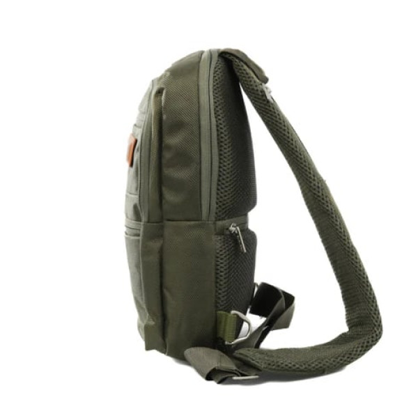 Geanta de umar crossbody, Atena, Verde, 38x22x8 cm