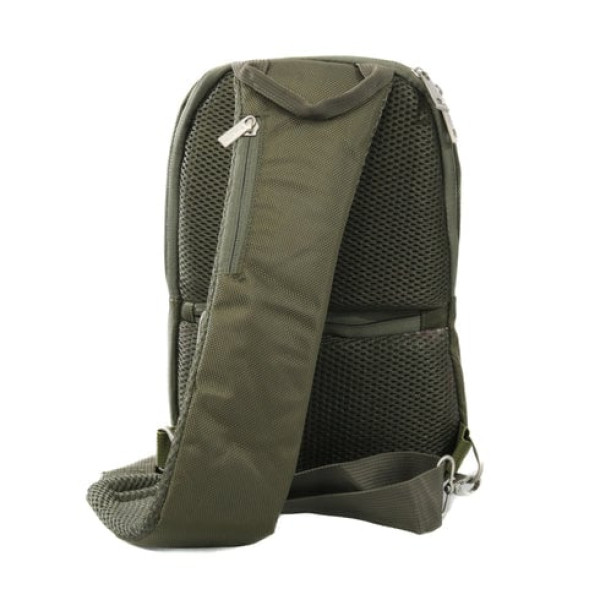 Geanta de umar crossbody, Atena, Verde, 38x22x8 cm