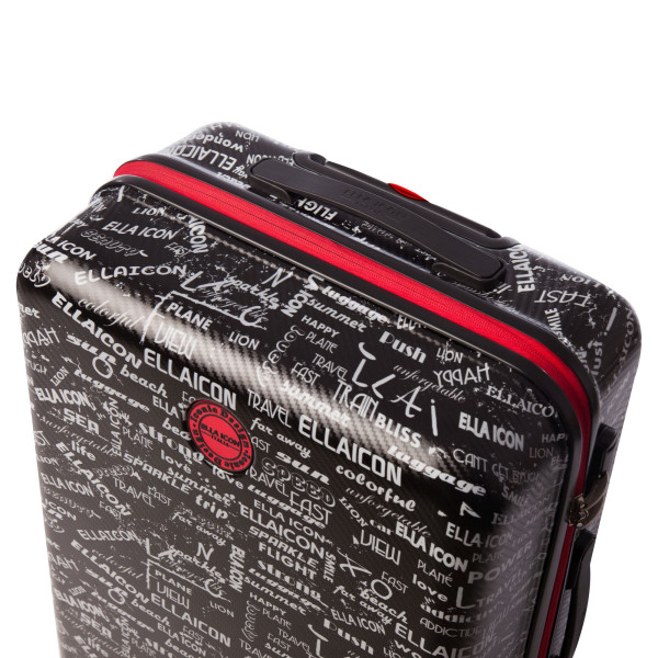 Troler Urban Negru 69x45x28 cm Ella Icon