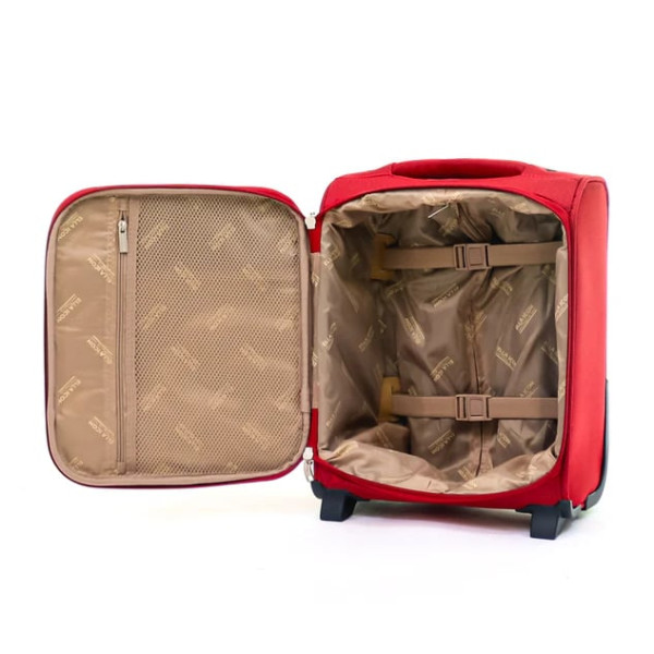 Troler de cabină Ella Icon Petra, textil, 40X30X20 cm, roșu